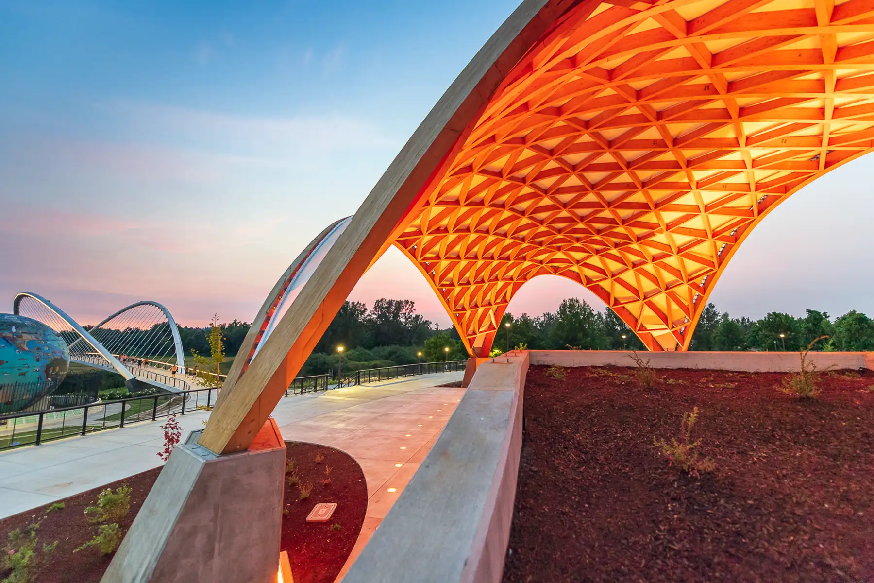 glulam Gerry Frank Amphitheater